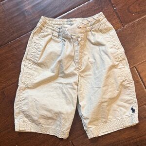 NWOT Polo by Ralph Lauren boys Beige Cargo Shorts size 7